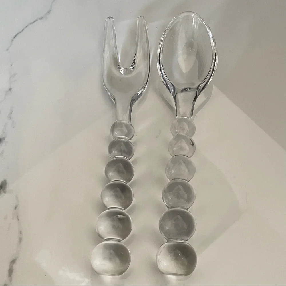 Candlewick Salad Servers